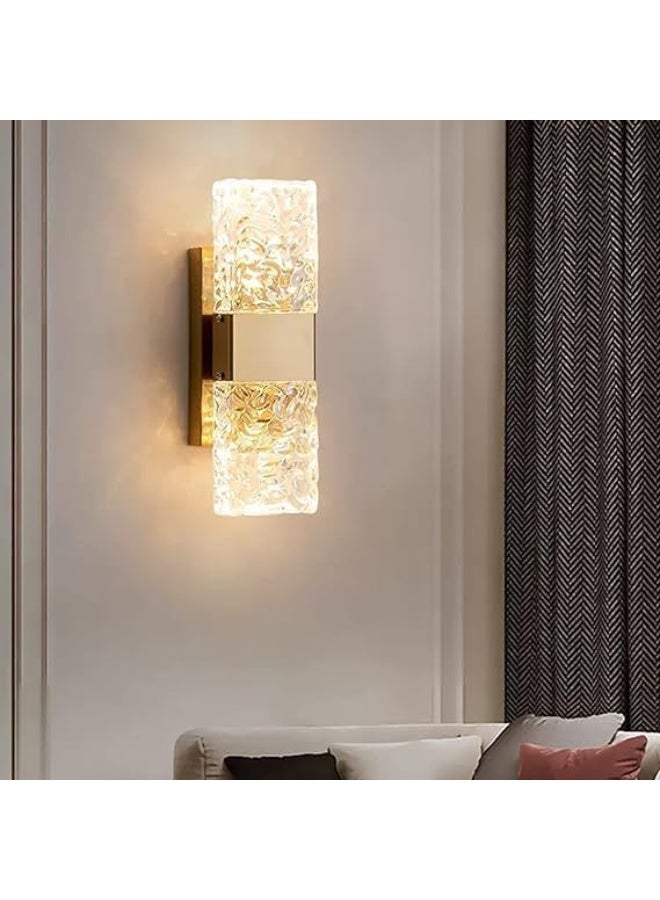 المفتاحة مصباح جداري كريستالي نورديك – مصباح جداري LED عصري وبسيط لغرفة المعيشة وغرفة النوم والممرات وجانب السرير – وحدة إضاءة جدارية أنيقة - Image 4